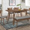 Dining Room Coaster Z2 Premium | 108080 S6 6Pc Set (Tbl+4Side +Bench)