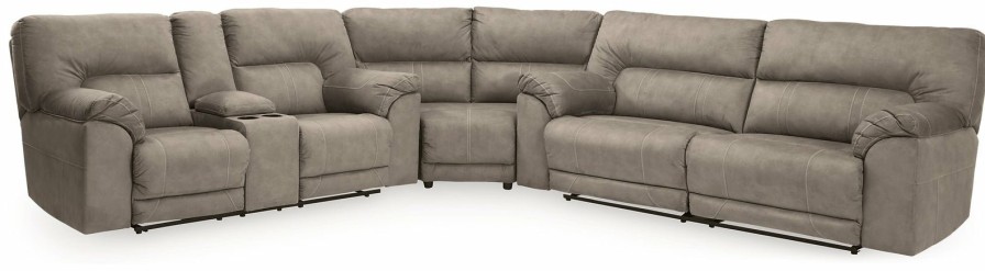 Living Room Ashley Furniture | Cavalcade 3-Piece Reclining Sectional