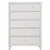 Bedroom Homelegance (Homerica East) | Homelegance Wellsummer 5 Drawer Chest In White 1803W-9