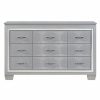 Bedroom Homelegance (Homerica East) | Homelegance Allura Dresser In Silver 1916-5