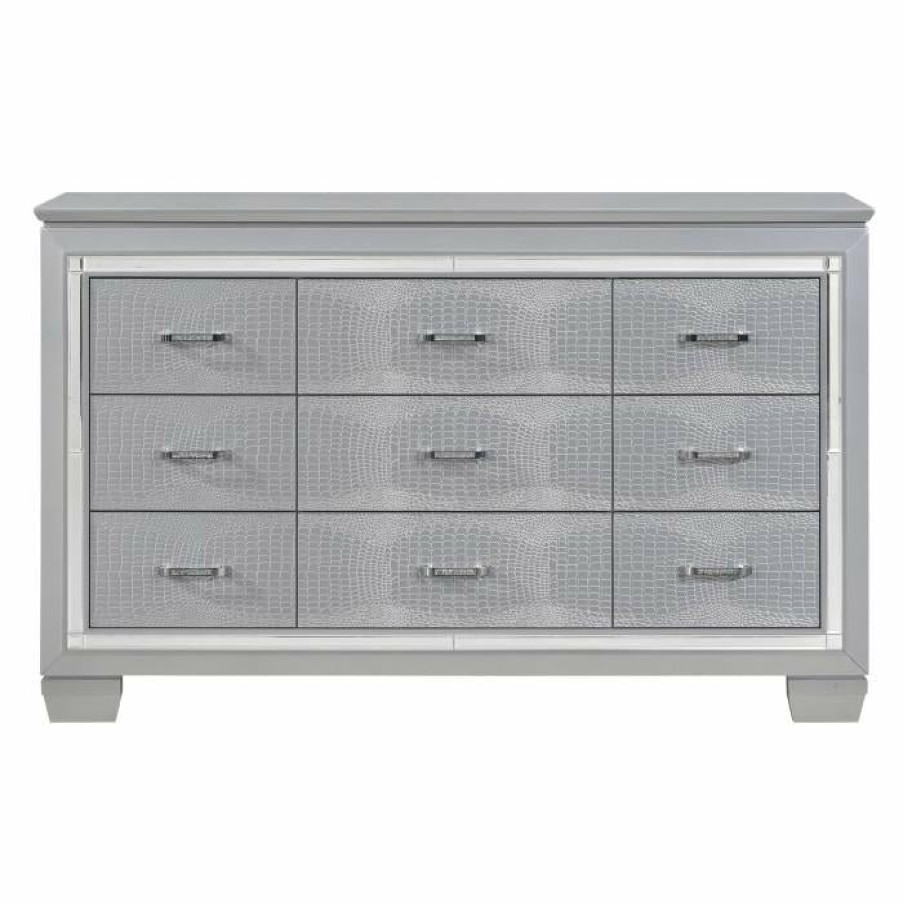 Bedroom Homelegance (Homerica East) | Homelegance Allura Dresser In Silver 1916-5