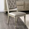 Dining Room FOA East | Xandra Champagne Side Chair (2/Ctn)