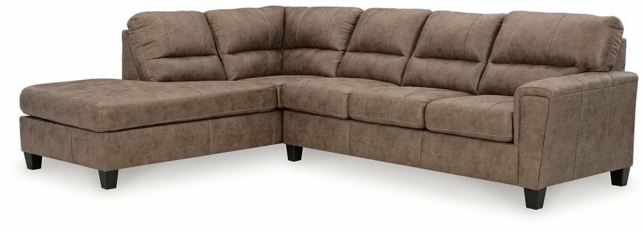 Living Room Ashley Furniture | Navi 2-Piece Sectional Sofa Sleeper Chaise