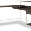 Home Office Ashley Furniture | Dorrinson Home Office L-Desk With Storage