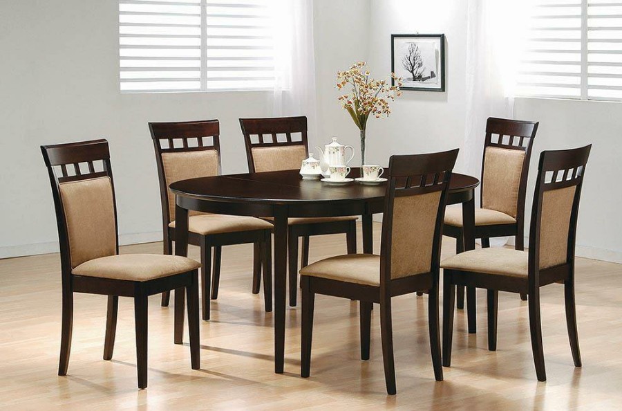 Dining Room Coaster Z2 Premium | Gabriel Casual Cappuccino Dining Table