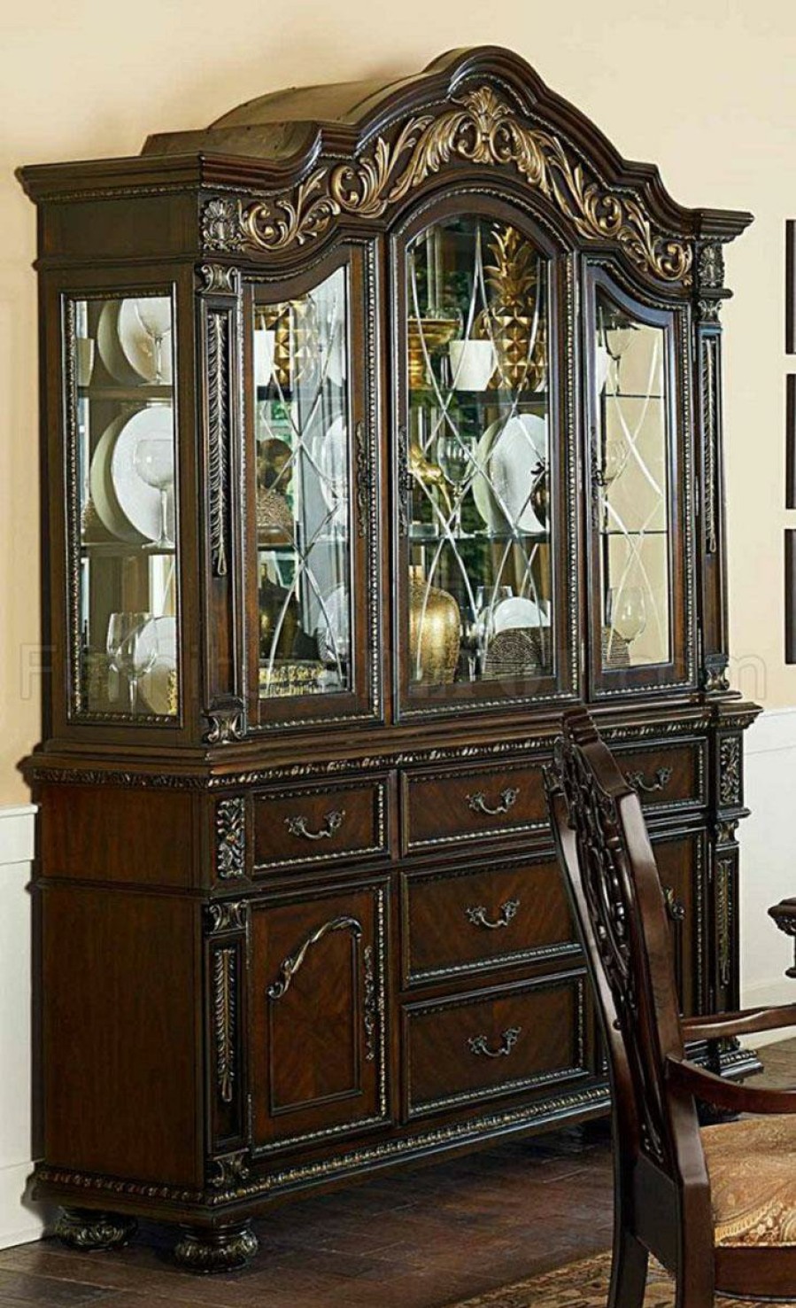 Dining Room Homelegance (Homerica East) | Homelegance Catalonia Buffet In Cherry 1824-55