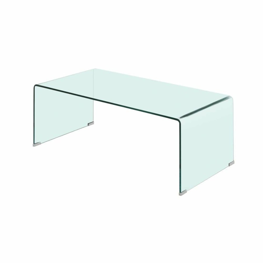 Living Room Coaster Z2 Premium | G705328 Contemporary Clear Coffee Table