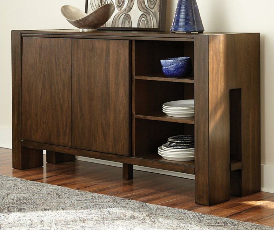 Dining Room Homelegance (Homerica East) | Homelegance Sedley Server In Walnut 5415Rf-40