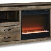 Entertainment Ashley Furniture | Trinell 63" Tv Stand With Electric Fireplace