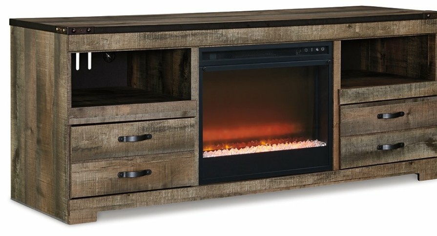 Entertainment Ashley Furniture | Trinell 63" Tv Stand With Electric Fireplace