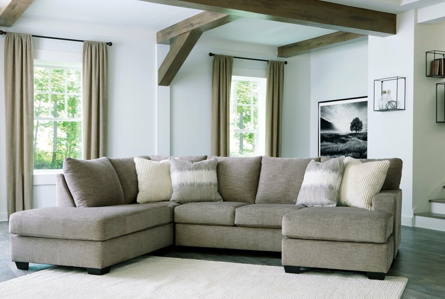 Living Room Ashley Furniture | Creswell 2-Piece Sectional With Chaise