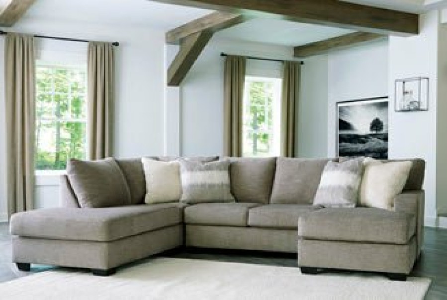 Living Room Ashley Furniture | Creswell 2-Piece Sectional With Chaise