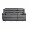 Living Room Homelegance (Homerica East) | Homelegance Furniture Discus Double Reclining Sofa In Gray 9526Gy-3