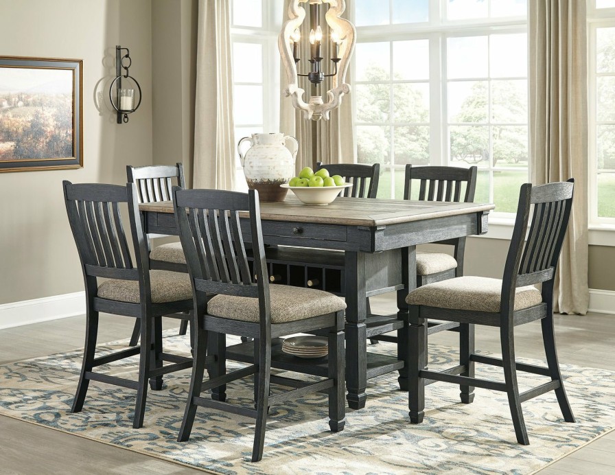 Dining Room Ashley Furniture | Tyler Creek Counter Height Dining Set