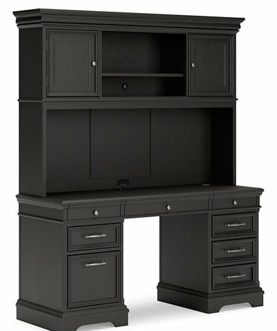 Home Office Ashley Furniture | Beckincreek Home Office Credenza With Hutch