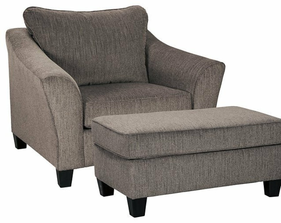 Living Room Ashley Furniture | Nemoli Oversized Chair And Ottoman