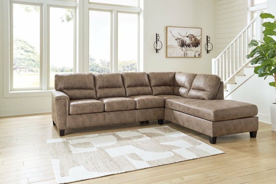 Living Room Ashley Furniture | Navi 2-Piece Sectional Sofa Chaise