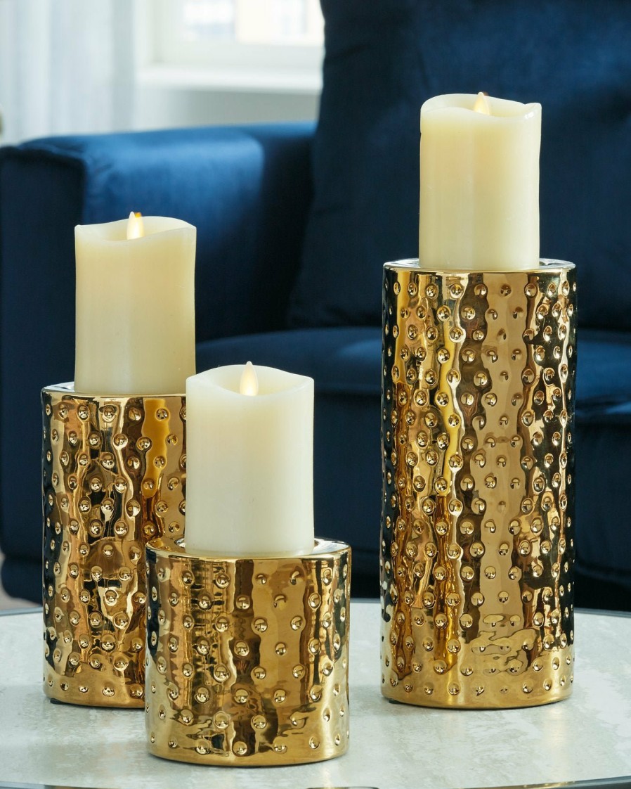 Accessories Ashley Furniture | Marisa Candle Holder (Set Of 3)