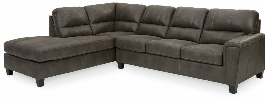 Living Room Ashley Furniture | Navi 2-Piece Sleeper Sectional With Chaise