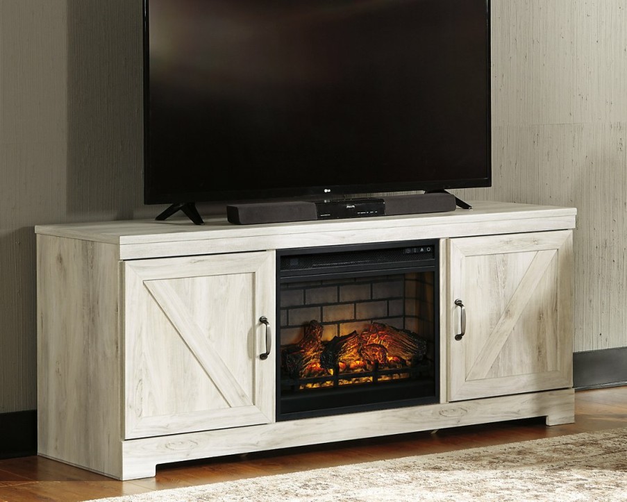 Entertainment Ashley Furniture | Bellaby 63" Tv Stand With Electric Fireplace