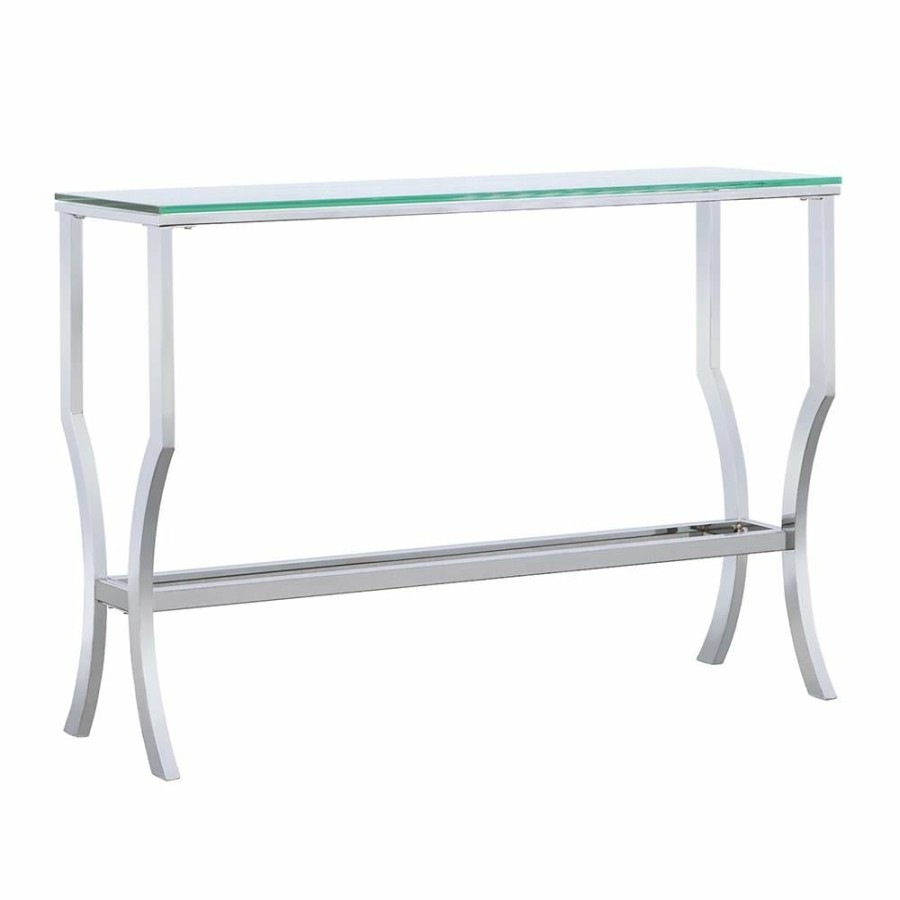 Living Room Coaster Z2 Premium | G720338 Contemporary Chrome Sofa Table