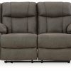 Living Room Ashley Furniture | First Base Reclining Loveseat