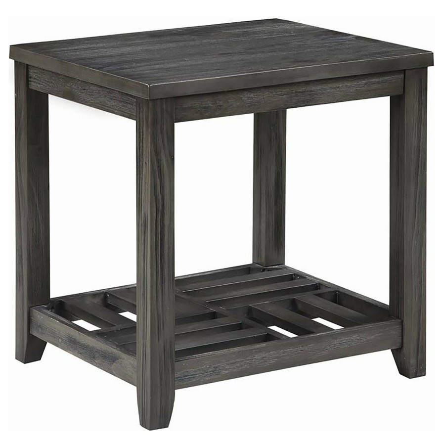 Living Room Coaster Z2 Premium | Rustic Grey Side Table