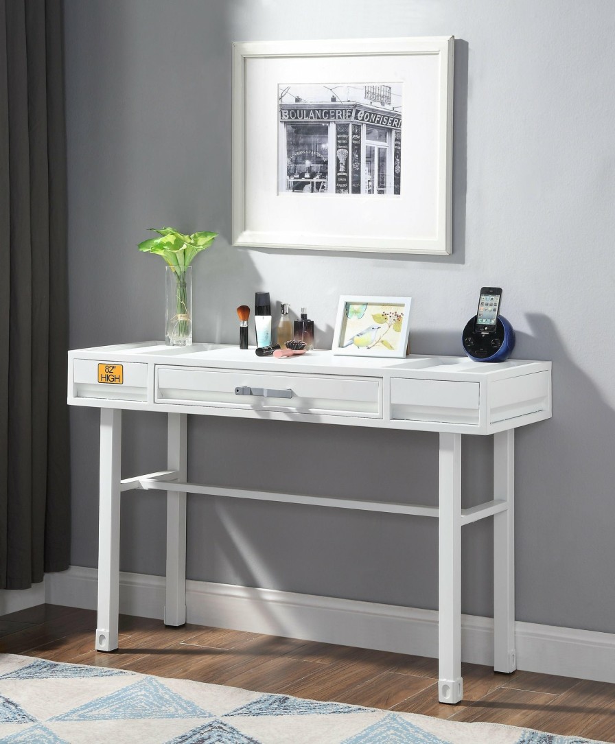 Bedroom ACME | Cargo White Vanity Desk