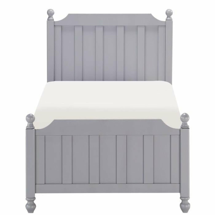 Bedroom Homelegance (Homerica East) | Homelegance Wellsummer Twin Panel Bed In Gray 1803Gyt-1*