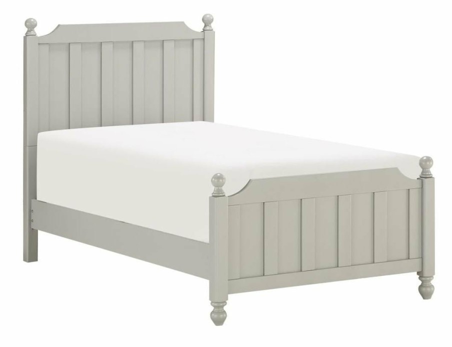 Bedroom Homelegance (Homerica East) | Homelegance Wellsummer Twin Panel Bed In Gray 1803Gyt-1*