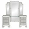 Bedroom Homelegance | Homelegance Avondale Vanity Dresser With Mirror In Silver 1646-15