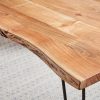 Dining Room Coaster Z2 Premium | Industrial Natural Acacia Dining Table