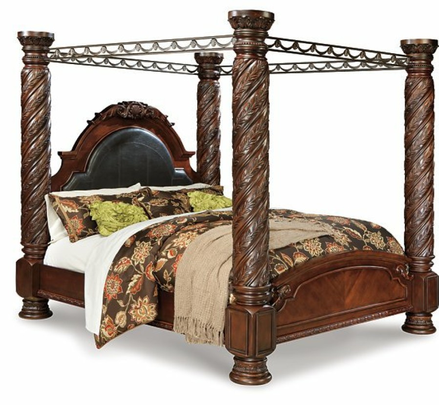 Bedroom Ashley Furniture | North Shore Bed With Canopy