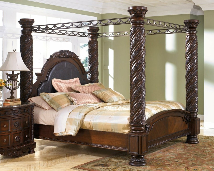 Bedroom Ashley Furniture | North Shore Bed With Canopy