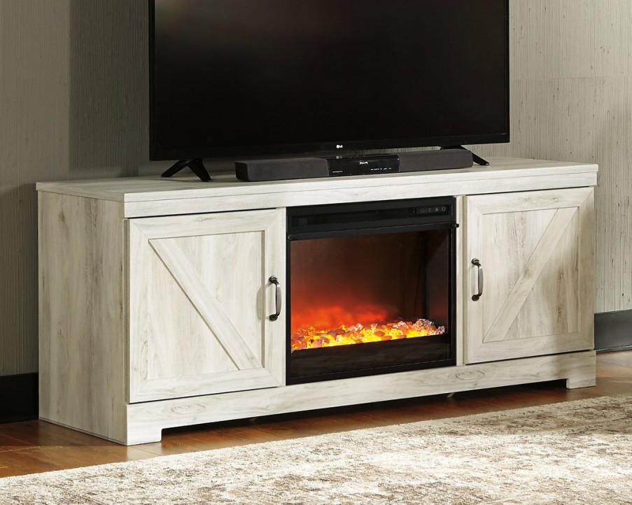 Entertainment Ashley Furniture | Bellaby 63" Tv Stand With Fireplace