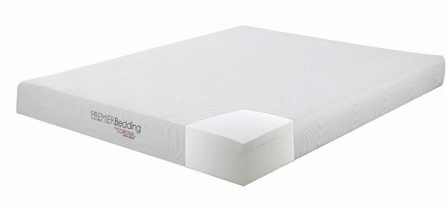 Mattress Coaster Z2 Premium | Keegan White 8 Inch Full Memory Foam Mattress