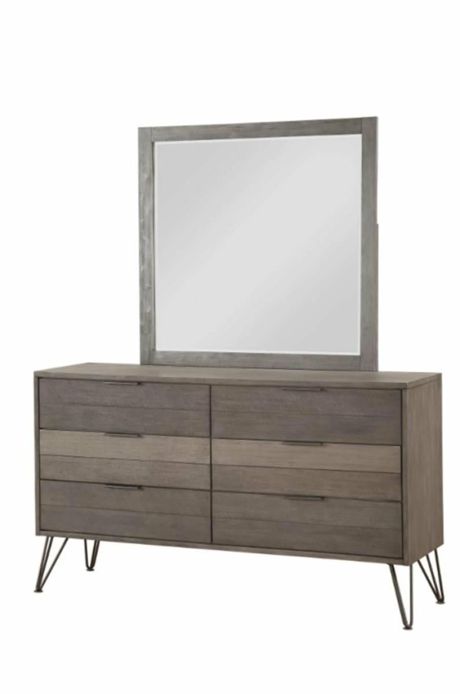 Bedroom Homelegance (Homerica East) | Homelegance Urbanite Dresser In Tri-Tone Gray 1604-5