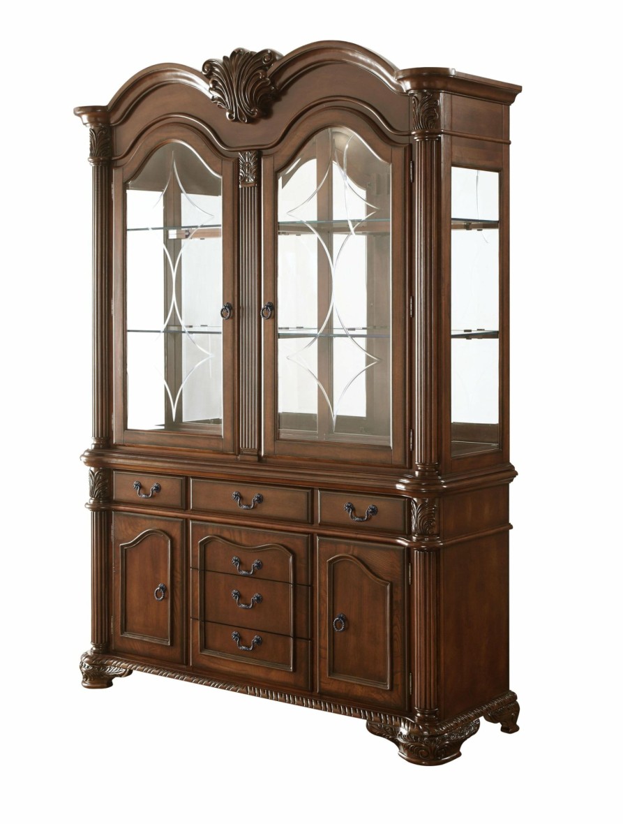 Dining Room ACME | Chateau De Ville Cherry Hutch & Buffet