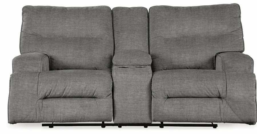 Living Room Ashley Furniture | Coombs Reclining Loveseat With Console