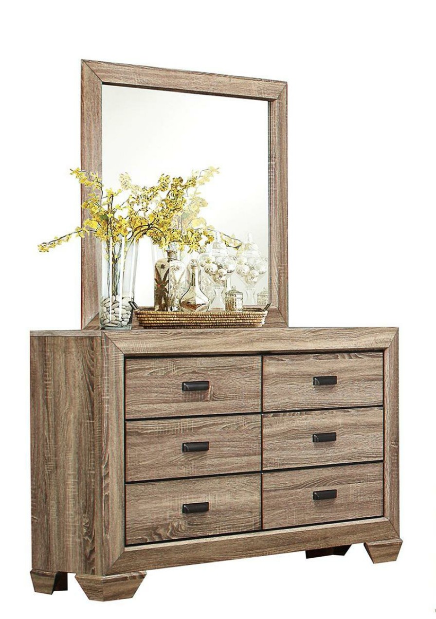 Bedroom Homelegance (Homerica East) | Homelegance Beechnut 6 Drawer Dresser In Natural 1904-5