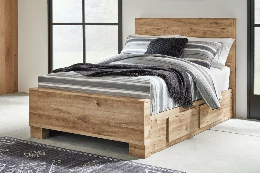 Bedroom Ashley Furniture | Hyanna Bed With 1 Side Storage