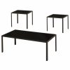 Living Room Coaster Z2 Premium | G720457 Contemporary Black Three Piece Set