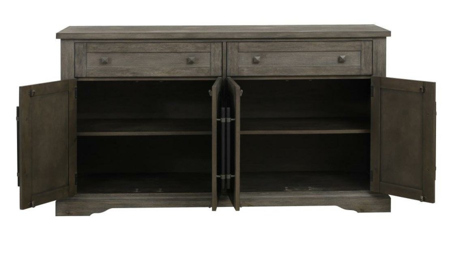 Dining Room Homelegance (Homerica East) | Homelegance Toulon Server In Dark Pewter 5438-40