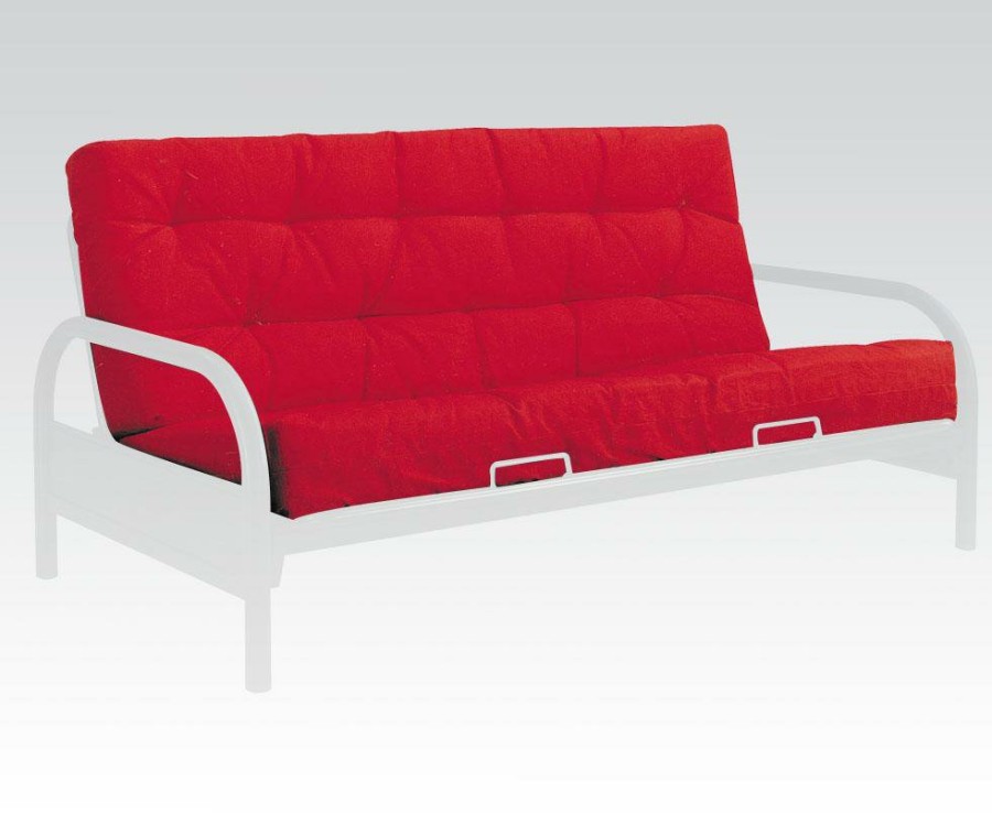 Mattress ACME | Acme 8" Full Futon Mattress In Red/Black 02812