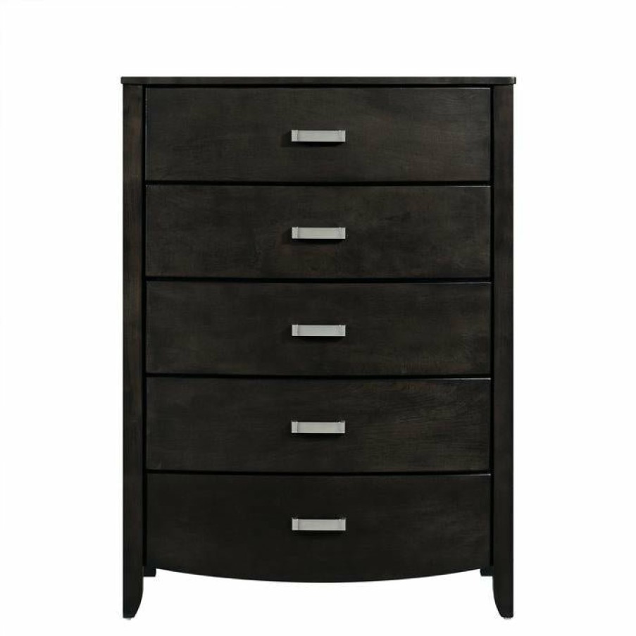 Bedroom Homelegance (Homerica East) | Homelegance Lyric 5 Drawer Chest In Brownish Gray 1737Ngy-9