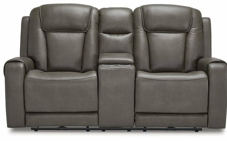 Living Room Ashley Furniture | Card Player Power Reclining Loveseat