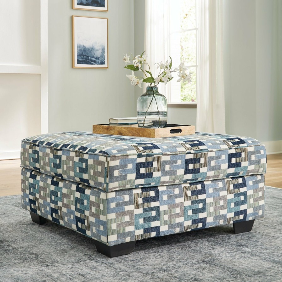 Living Room Ashley Furniture | Valerano Ottoman With Storage