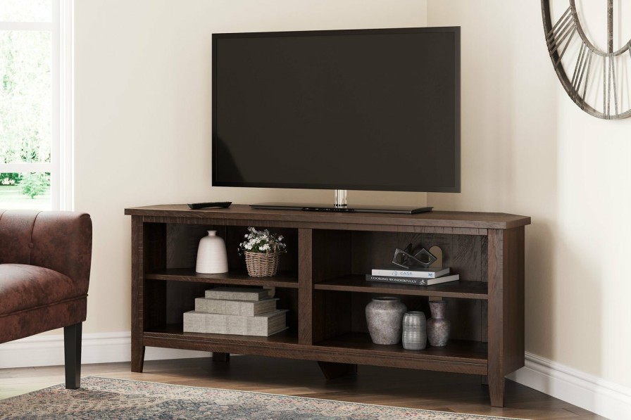 Entertainment Ashley Furniture | Camiburg Corner Tv Stand