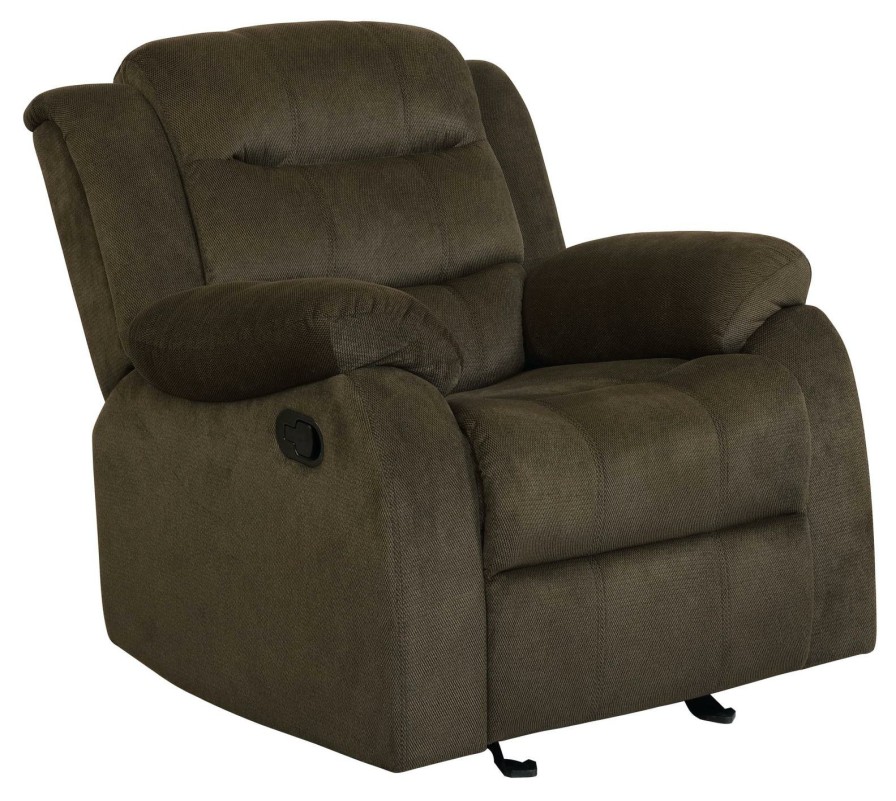 Living Room Coaster Z2 Premium | Rodman Casual Chocolate Glider Recliner