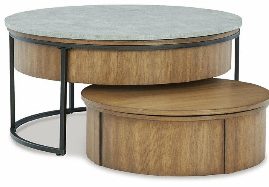 Living Room Ashley Furniture | Fridley Nesting Coffee Table (Set Of 2)